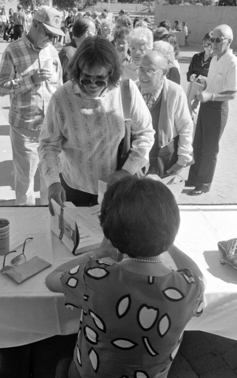 Mary Higgins Clark visit
